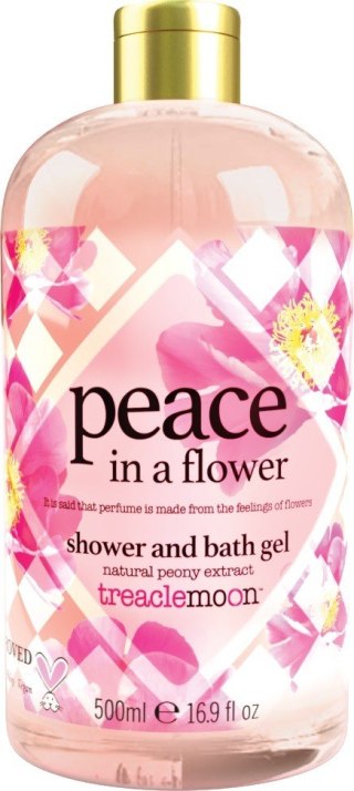TREACLEMOON Żel pod prysznic i płyn do kąpieli Peace in a flower 500 ml