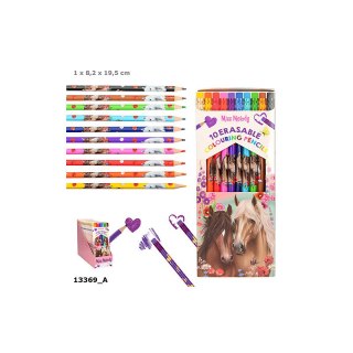 Top Model 13369 Kredki ścieralne Miss Melody 10 kolorów Ilość sztuk w opakowaniu 18