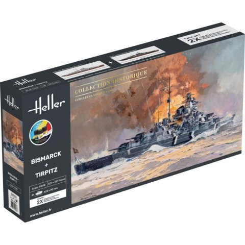 Heller 55078 Starter Kit - Bismark + Tirpitz 1/400