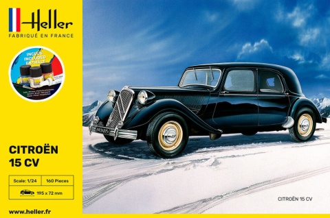 Heller 56763 Starter Set - Citroen 15 CV 1/24