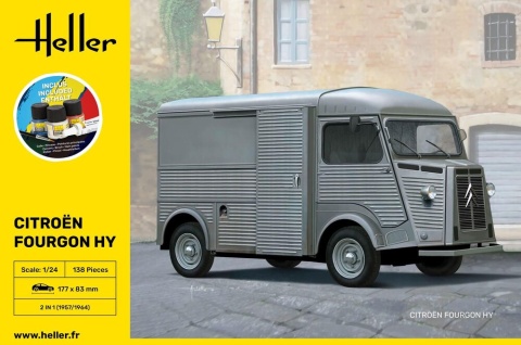 Heller 56768 Starter Set - Citroen Fourgon HY 1/24 Heller 56768 Starter Set - Citroen Fourgon HY 1/24