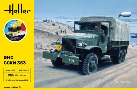Heller 57121 Starter Kit GMC US-Truck 1/35