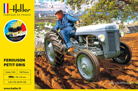 Heller 57401 Starter Set Ferguson TE-20 Petit 1/24