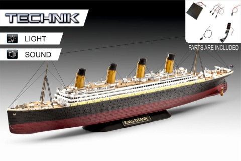 Revell 00458 1/400 RMS Titanic Technik Revell 00458 1/400 RMS Titanic Technik