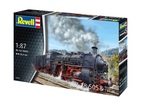 Revell 02167 1/87 Express Train Locomotive BR 18 505 with Tender