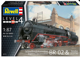 Revell 02171 1/87 Express Locomotive BR 02 & Tender 2'2'T30