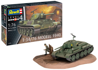 Revell 03294 Pojazd 1/76 T-34/76 Modell 1940