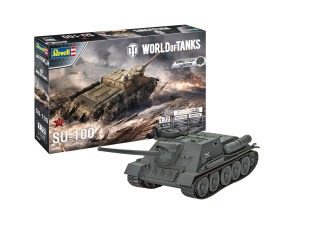 Revell 03507 1/72 SU-100 "Easy Click" World of Tanks