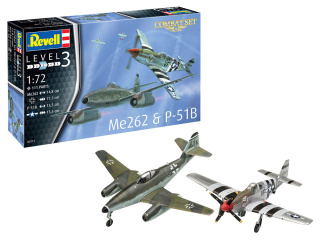 Revell 03711 1/72 Combat Set Me262 & P-51B