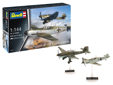Revell 03770 1/144 Messerschmitt Bf 109E & Junkers Ju87B