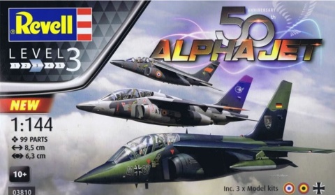 Revell 03810 1/144 50th Anniversary Alpha Jet Revell 03810 1/144 50th Anniversary Alpha Jet