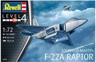 Revell 03858 1/72 Lockheed Martin F-22A Raptor