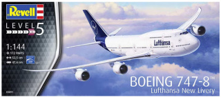 Revell 03891 1/144 Boeing 747-8 Lufthansa New
