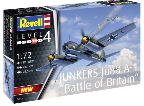 Revell 04972 1/72 Junkers JU88 A-1 Battle of Britain Revell 04972 1/72 Junkers JU88 A-1 Battle of Britain