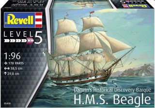 Revell 05458 HMS Beagle 1/96