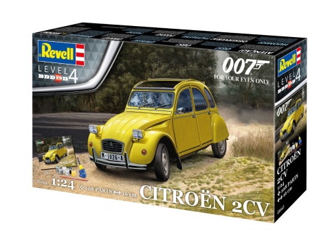 Revell 05663 1/24 Gift Set - Citroen 2CV (James Bond 007) "For Your Eyes Only" Revell 05663 1/24 Gift Set - Citroen 2CV (James Bond 007) "For Your Eyes Only"