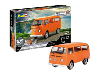 Revell 07667 1/24 Volkswagen Transporter T2 Bus Easy Click