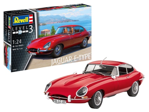 Revell 07668 1/24 Jaguar E-Type Coupé Revell 07668 1/24 Jaguar E-Type Coupé