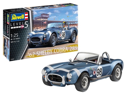 Revell 07669 1/25 '62 Shelby Cobra 289 Revell 07669 1/25 '62 Shelby Cobra 289