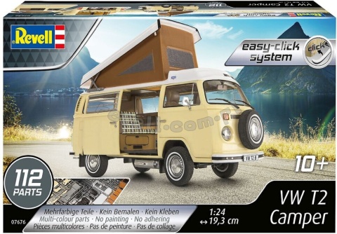 Revell 07676 1/24 VW T2 Camper ( Easy Ckick ) Revell 07676 1/24 VW T2 Camper ( Easy Ckick )