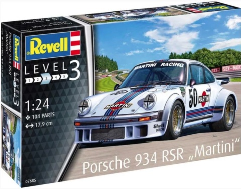 Revell 07685 1/24 Porsche 934 Rsr "Martini"