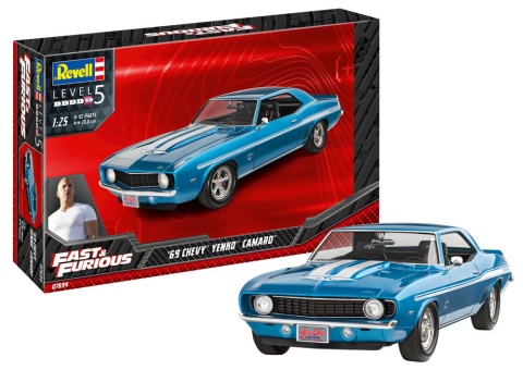 Revell 07694 1/25 Fast & Furious 1969 Chevy Camaro Yenko Revell 07694 1/25 Fast & Furious 1969 Chevy Camaro Yenko