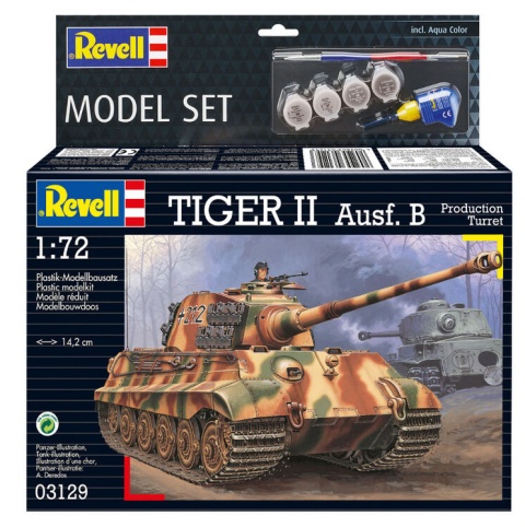 Revell 63129 1/72 Model Set - Tiger II Ausf. B