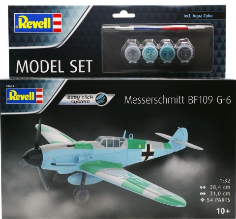 Revell 63653 1/32 Messerschmitt Bf 109 G-6 Easy-Click Revell 63653 1/32 Messerschmitt Bf 109 G-6 Easy-Click