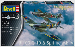 Revell 63710 Model Set Bf109G-10 & Spitfire Mk.V