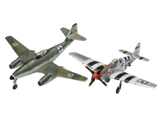 Revell 63711 1/72 Combat Set - ME262/P-51B - Model Set