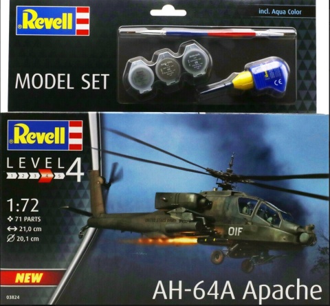 Revell 63824 Model Set AH-64A Apache