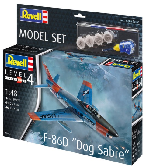 Revell 63832 1/48 Model Kit F-86D Dog Sabre