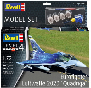 Revell 63843 1/72 Model Set Eurofighter "Luftwaffe 2020 Quadriga"
