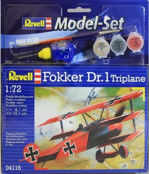 Revell 64116 1/72/ Fokker Dr.1 Triplane