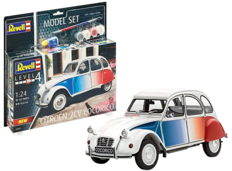 Revell 67653 Model Set Citroen 2 CV "Cocorico"