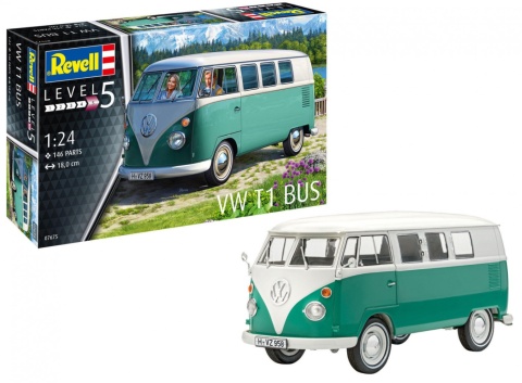 Revell 67675 1/24 VW T1 Bus Model Set