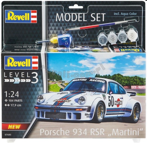Revell 67685 1/24 Model Set Porsche 934 Rsr "Marti Revell 67685 1/24 Model Set Porsche 934 Rsr "Marti