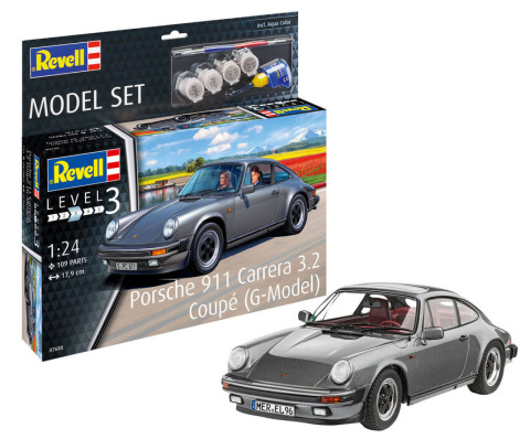 Revell 67688 1/24 Model Set Porsche 911 Carrera 3.2 Coupé