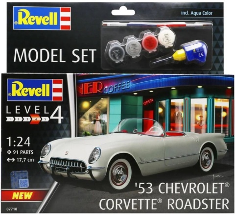 Revell 67718 1/24 Model Set 1953 Chevrolet® Corvette® Roadster Revell 67718 1/24 Model Set 1953 Chevrolet® Corvette® Roadster