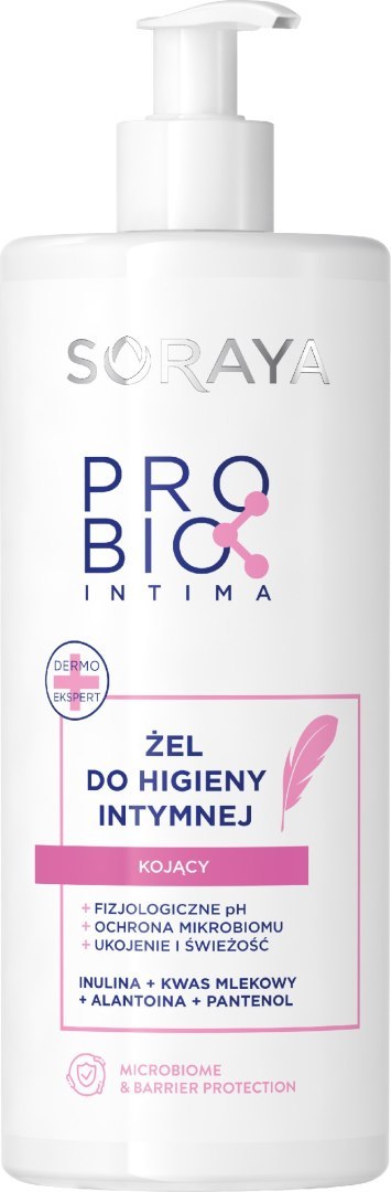 SORAYA Probio Intima Żel do higieny intymnej - kojący 500 ml SORAYA Probio Intima Żel do higieny intymnej - kojący 500 ml