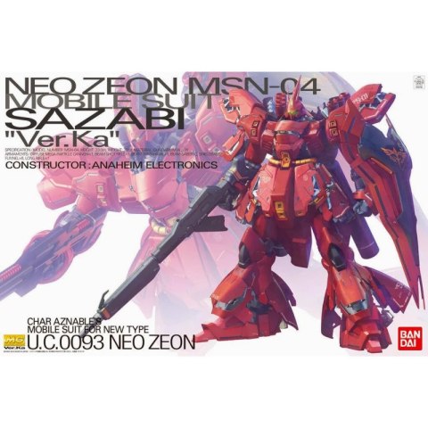 Bandai 55457 MG 1/100 MSN-04 SAZABI Ver.Ka 18cm GUN83111 ID [ ]