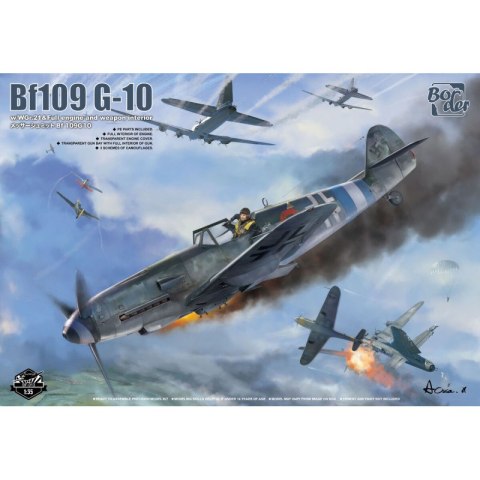 Border Model BF-013 Bf 109 G-10 w/ WGr.21 & Full Engine and Weapon Interior