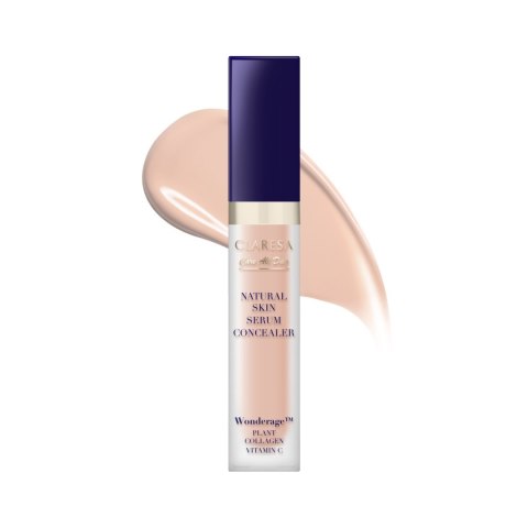 CLARESA Natural Skin Serum Concealer Korektor-serum z naturalnym wykończeniem 1P Peach 7 ml CLARESA Natural Skin Serum Concealer Korektor-serum z naturalnym wykończeniem 1P Peach 7 ml