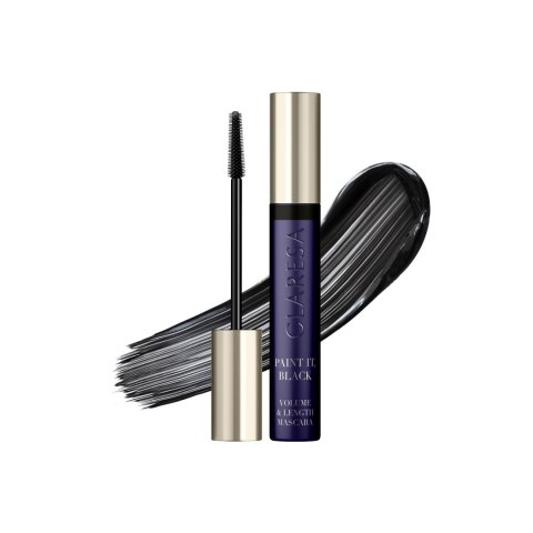 CLARESA Paint It Black Volume&Length Tusz do rzęs czarny wydłużająco-pogrubiający 10 g CLARESA Paint It Black Volume&Length Tusz do rzęs czarny wydłużająco-pogrubiający 10 g