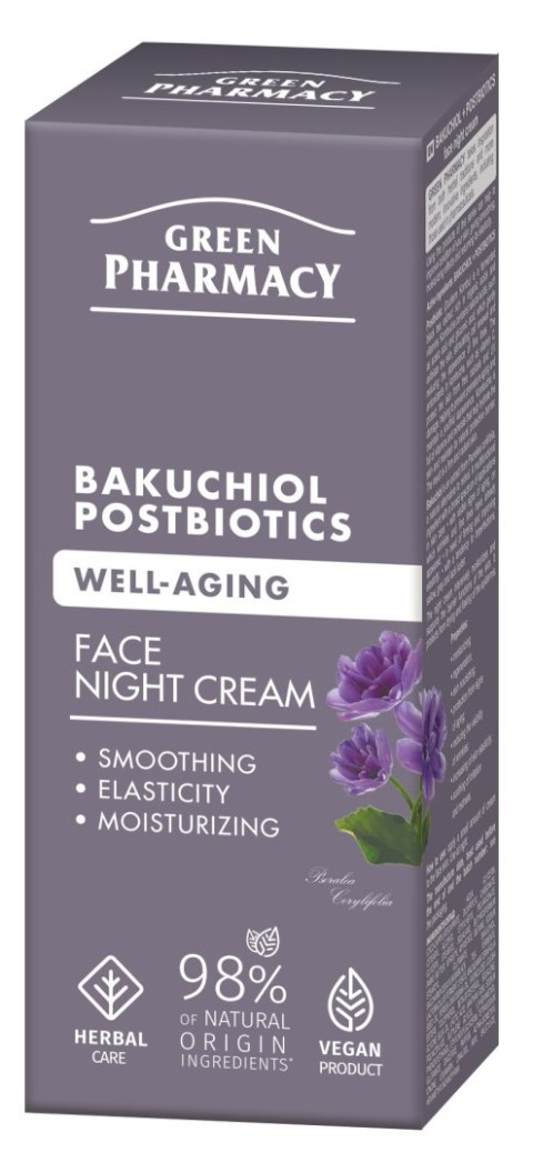 ELFA FACE Bakuch.+Postbiot. Krem n/noc 50ml& ELFA FACE Bakuch.+Postbiot. Krem n/noc 50ml&