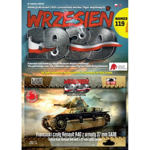 First To Fight PL119 - Francuski Czołg Renault R40 z Armatą 37 mm SA38