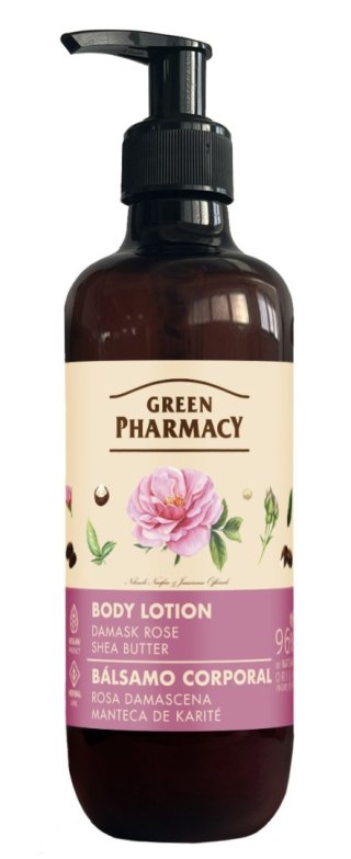 GREEN PHARMACY Balsam do ciała Róża damasceńska i Masło shea 400 ml