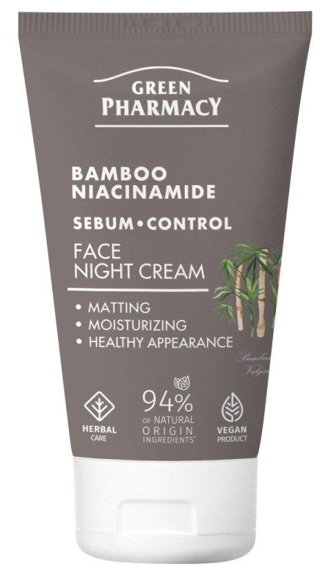 GREEN PHARMACY Bambus + Niacynamid Krem do twarzy na noc 50 ml GREEN PHARMACY Bambus + Niacynamid Krem do twarzy na noc 50 ml
