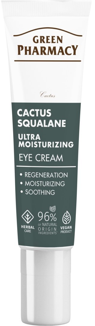 GREEN PHARMACY Kaktus + Skwalan Ultranawilżający Krem pod oczy 15 ml