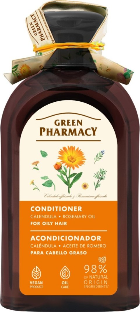 GREEN PHARMACY Odżywka do włosów przetłuszczających się Nagietek i Olej rozmarynowy 300 ml GREEN PHARMACY Odżywka do włosów przetłuszczających się Nagietek i Olej rozmarynowy 300 ml